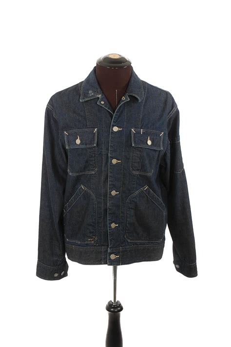 deep blue cotton denim jacket